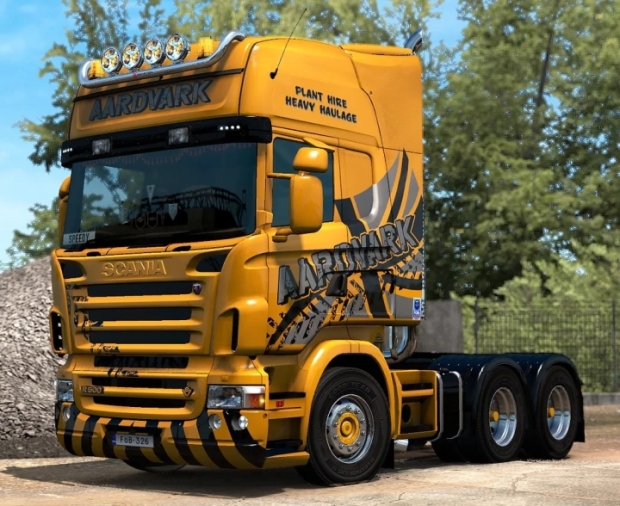 ETS2 - Aardvark Plant Scania NG Skin V1.1 (1.43.x)