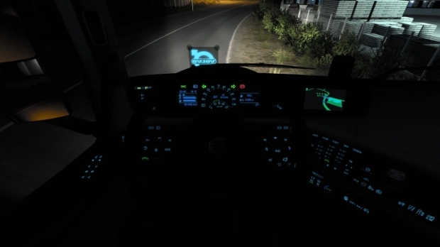 ETS2 - Blue Dashboard for Volvo FH V1.0 (1.43.x)