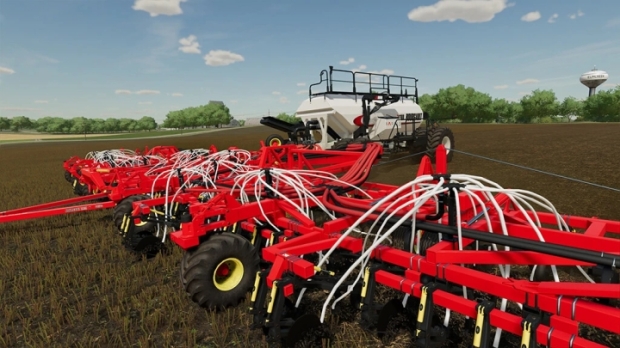 FS22 - Bourgault 3420-100 Paralink Hoe Drill + 71300 Air Cart V1.0.0.1 ...