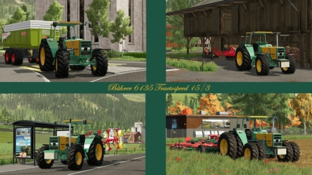 FS22 - Buehrer 6135 Tractospeed 15/3 V1.0