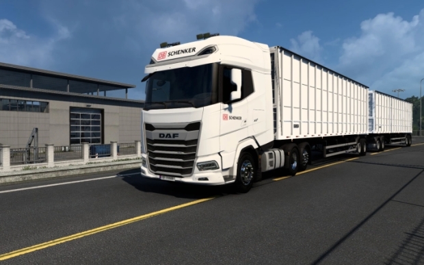 ETS2 - Daf 2021 DB Schenker Skin V1.0 (1.44.x)