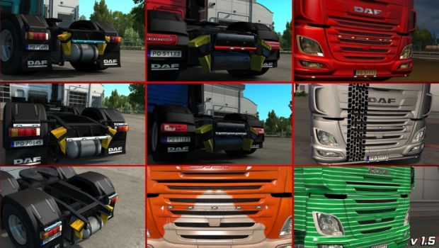 ETS2 - DAF XF 105 & 106 Kelsa Lightbars V2.2 (1.44.x)