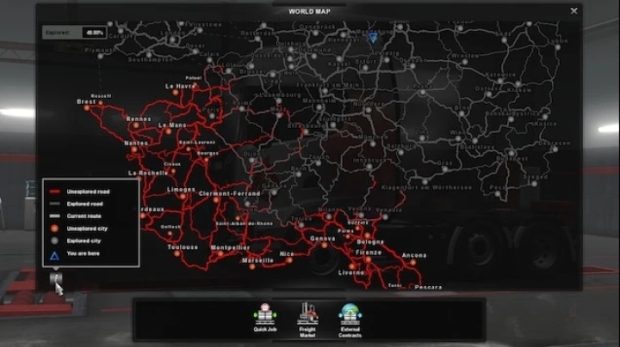 ETS2 - Discovery Map Helper V1.7 (1.43.x)