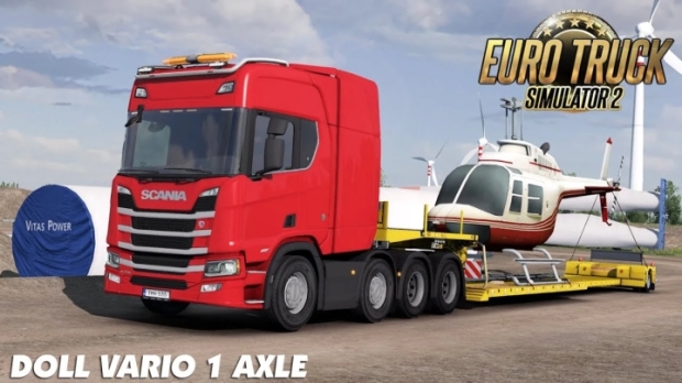 ETS2 - Doll Vario 1axle V2.1 (1.43.x)