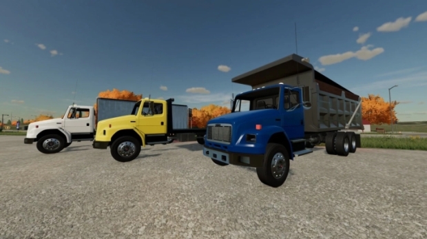 FS22 - Freightliner FL80 Flatbed/AR Truck V1.0