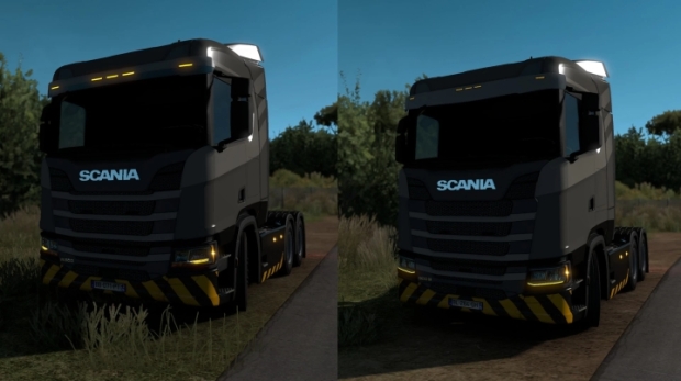ETS2 - Front Amber Position Lights Scania 2016 (1.44.x)