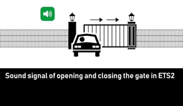 ETS2 - Gates Sound Signal (1.43.x)