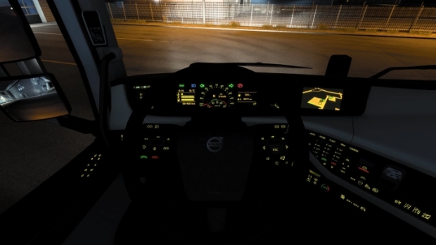 ETS2 - Gold Dashboard for Volvo FH V1.0 (1.43.x)