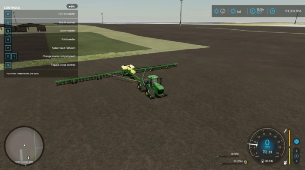 FS22 - John Deere 9RX Wide Tracks V1.0