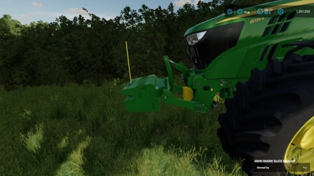 FS22 - John Deere Slice Weight V1.0
