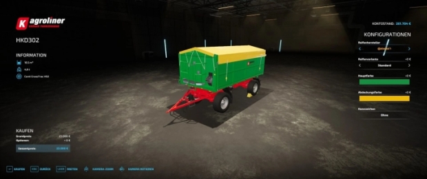 FS22 - Kroger Agroliner HKD Trailer V1.1