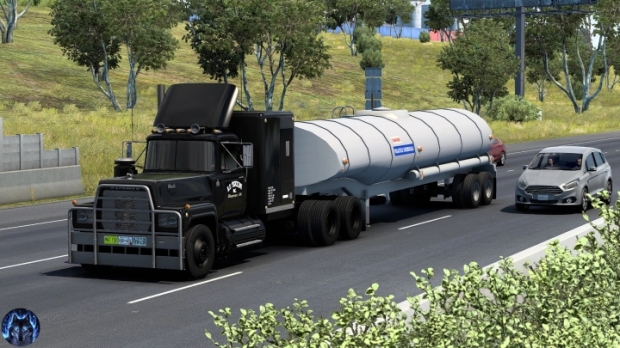 ATS - Mack RS700L & Fruehauf Tanker V1.0 (1.43.x)