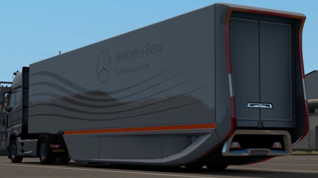 ETS2 - Mercedes-Benz AeroDynamic Trailer V1.5 (1.44.x)
