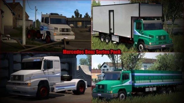 ETS2 - Mercedes-Benz LS1935 LS1941 LS2635 Truck (1.43.x)