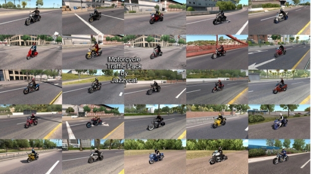 ATS - Motorcycle Traffic Pack V4.1 (1.43.x)