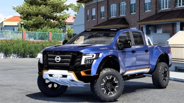 ATS - Nissan Titan Warrior 2017 + Interior V1.1 (1.43.x)