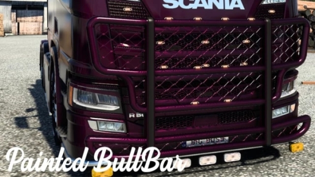 ETS2 - Painted Bull Bar V1.1 (1.43.x)