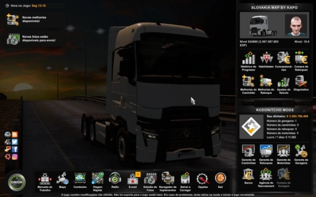 ETS2 - Profile Slovakia Map V6.5.5 (1.43.x)
