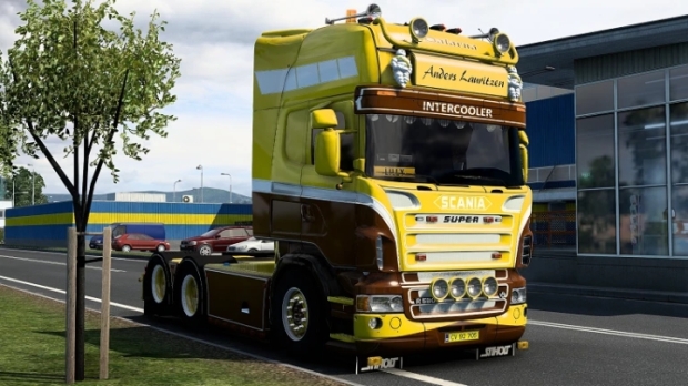 ETS2 - Scania RJL Anders Lauritzen Ex Morten Skov Skin (1.43.x) | Euro ...