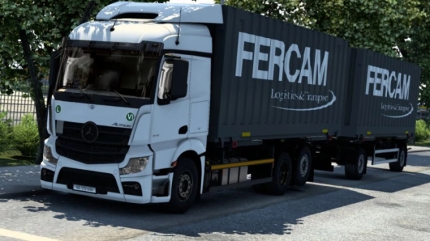 ETS2 - Swap Body Addon For Mercedes-Benz MP4 L-Cab (1.43.x)