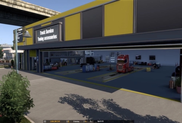 ETS2 - Truck Service Fixed V1.6.1 (1.43.x)