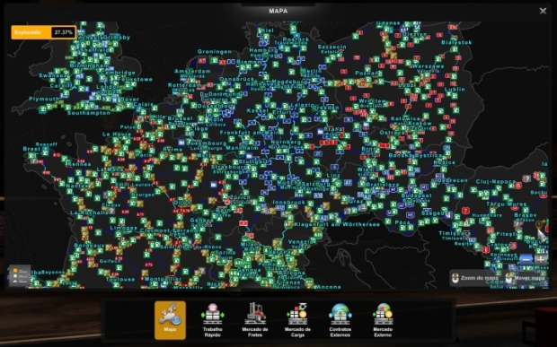 ETS2 - Ultra Zoom Map V1.1 (1.44.x)
