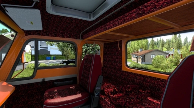 ETS2 - Volvo F88 Red Plush Interior & Exterior (1.43.x)