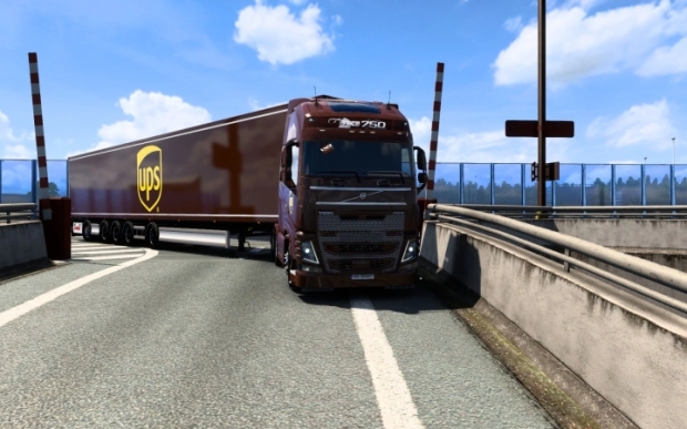 ETS2 - Volvo FH 2012 Globetrotter XL UPS Skin V1.0 (1.43.x)