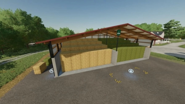 FS22 - Ballenlager V1.3