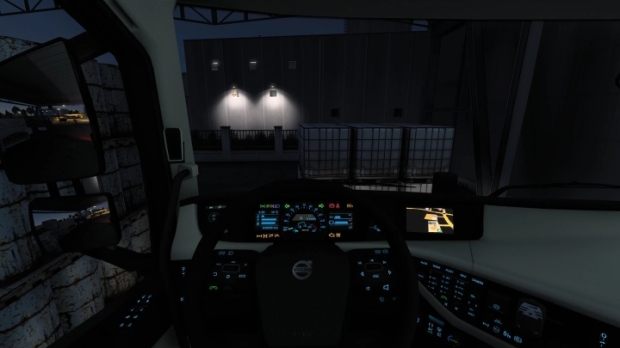 ETS2 - Blue Dashboard for Volvo FH V1.2 (1.44.x)