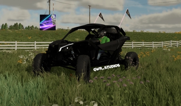 FS22 - CAN AM Maverick Whips Converted V1.0
