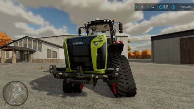 FS22 - Claas Xerion 4500/5000 Trac Ts Pendelachse Precision Farming V1.2