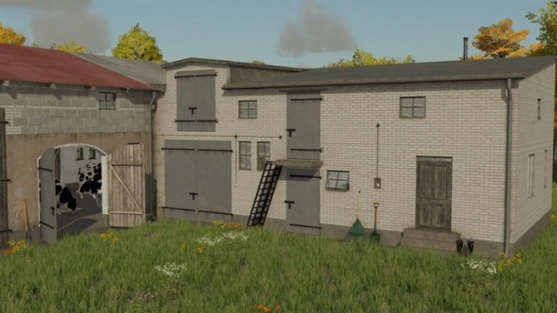 FS22 - Cowshed With Barn V1.0