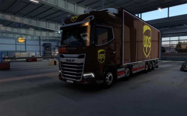 ETS2 - DAF 2021 Tandem Vak Ups Skin V1.0 (1.44.x)