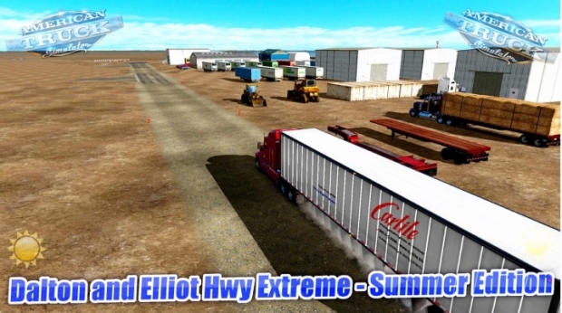 ATS - Dalton and Elliot Hwy Extreme 1:1 Scale Summer Map (1.44.x)