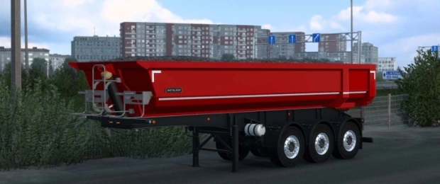 ETS2 - Dumper Trailer Metalesp 21m V0.5 (1.44.x)