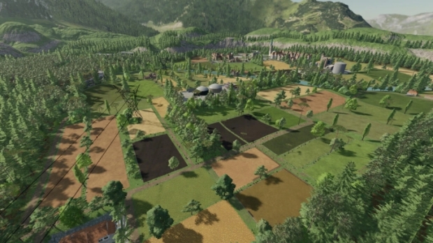 FS22 - European Countryside Map V1.0