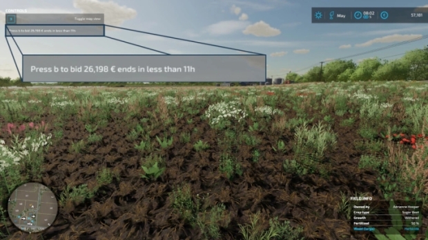 FS22 - Farmland Auctions V1.0