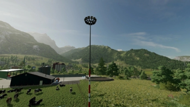 FS22 - Floodlight Pole (Prefab) V1.0