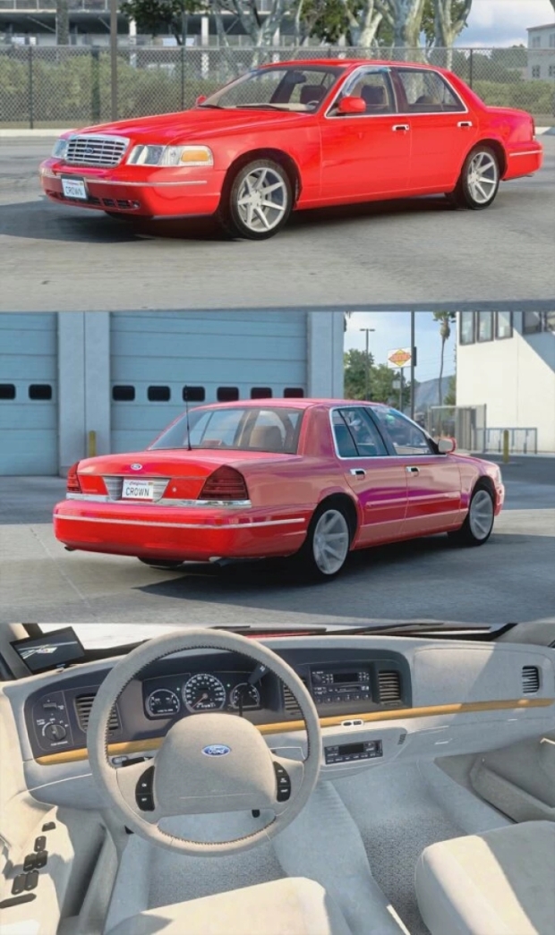 ETS2 - Ford Crown Victoria 2012 V5.3 (1.44.x)