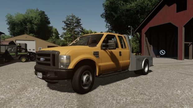 FS22 - Ford F-350 Flatbed V1.0 | Farming Simulator 22 | Mods.club