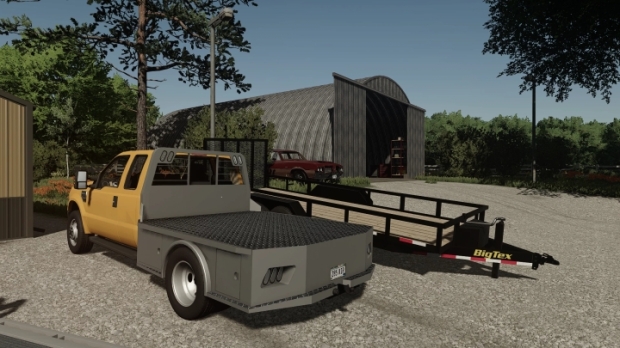 FS22 - Ford F-350 Flatbed V1.0 | Farming Simulator 22 | Mods.club