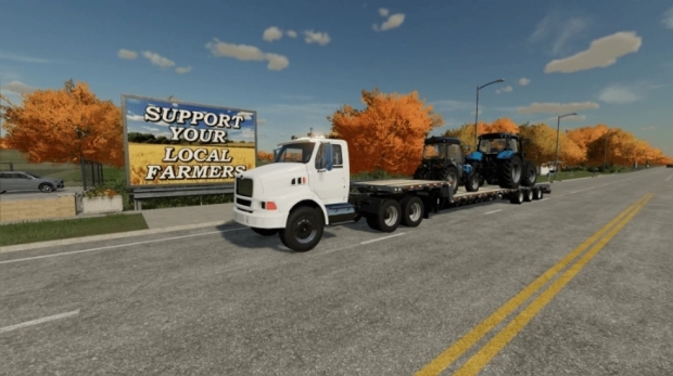 FS22 - Ford Louisville Semi Truck V1.1
