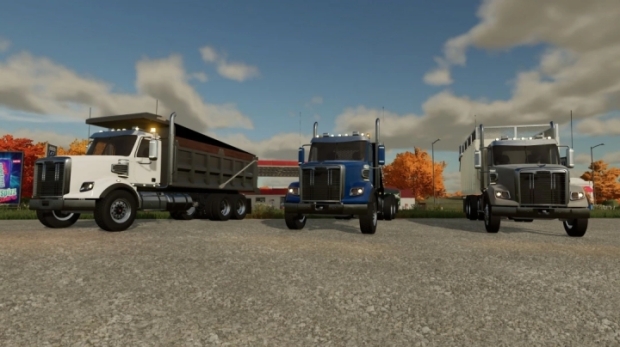 FS22 - Freightliner Coronado 122SD Flated/AR Truck V1.0