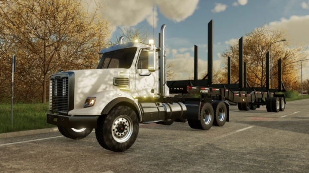 FS22 - Freightliner Coronado 122SD Semi Truck V1.0
