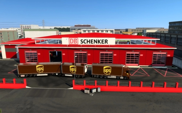 ETS2 - Garage DB Schenker V1.0 (1.44.x)