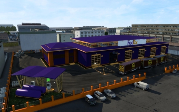 ETS2 - Garage Fedex V1.0 (1.44.x)