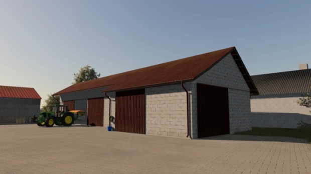 FS22 - Garage With Sliding Doors V1.0