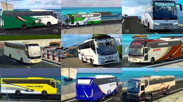ETS2 - Hino And Leyland Ac Bus Pack