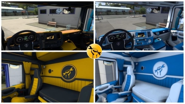 ETS2 - Insanux Scania NG Interior EU V1.04 (1.44.x)
